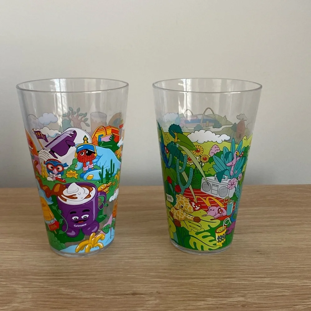 McDonald’s collector cups set of 2